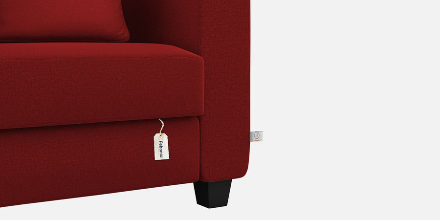 Cosmic Fabric 2 Seater Sofa In Blood Maroon Colour - Febonic Living