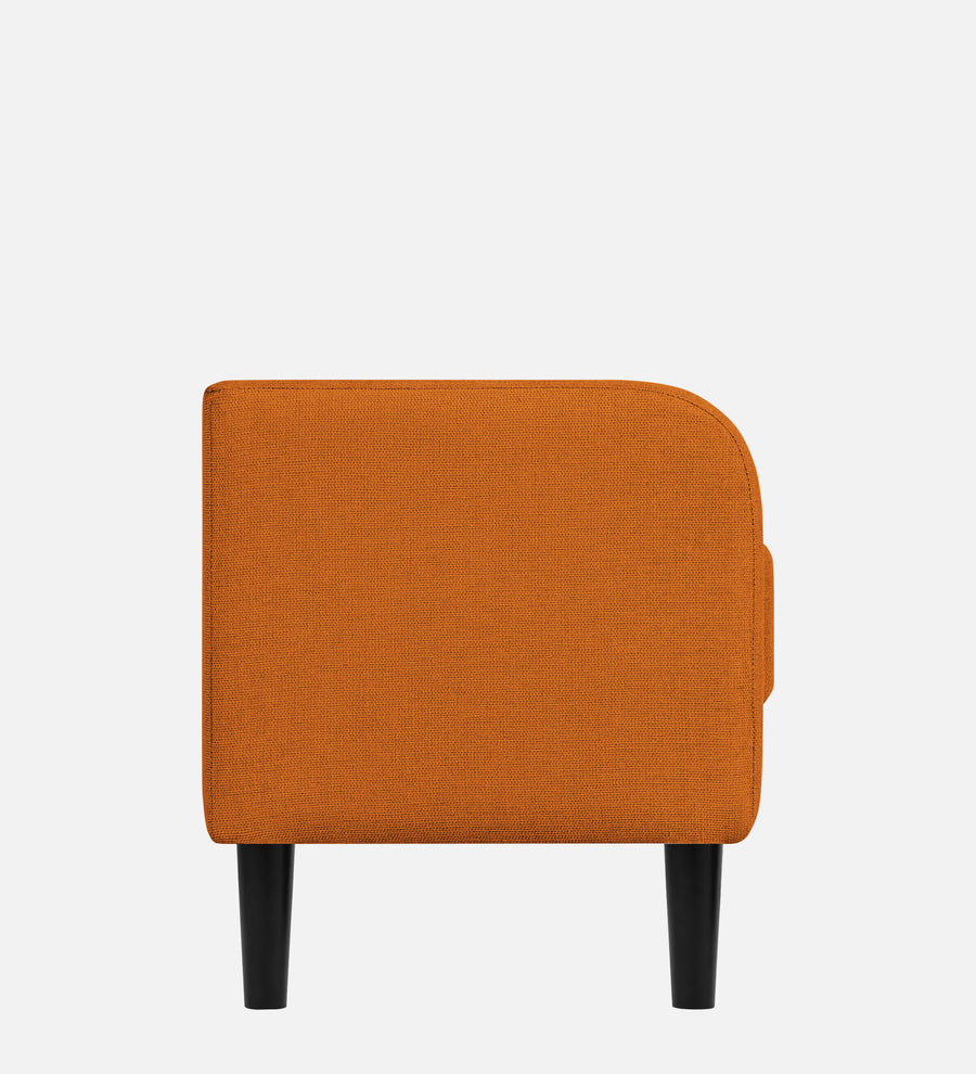 Maya Fabric Bench In Vivid Orange Colour - Febonic Living