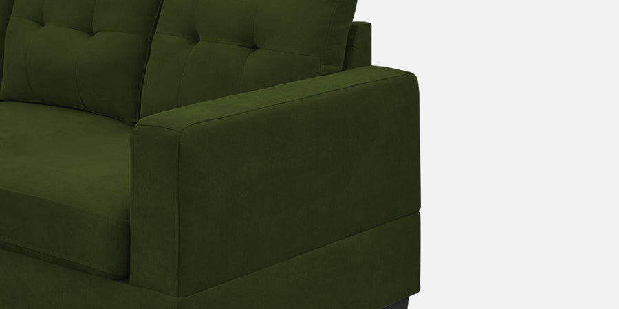 Thomas Fabric Rhs Sectional Sofa 2 Lounger In Olive Green Colour - Febonic Living