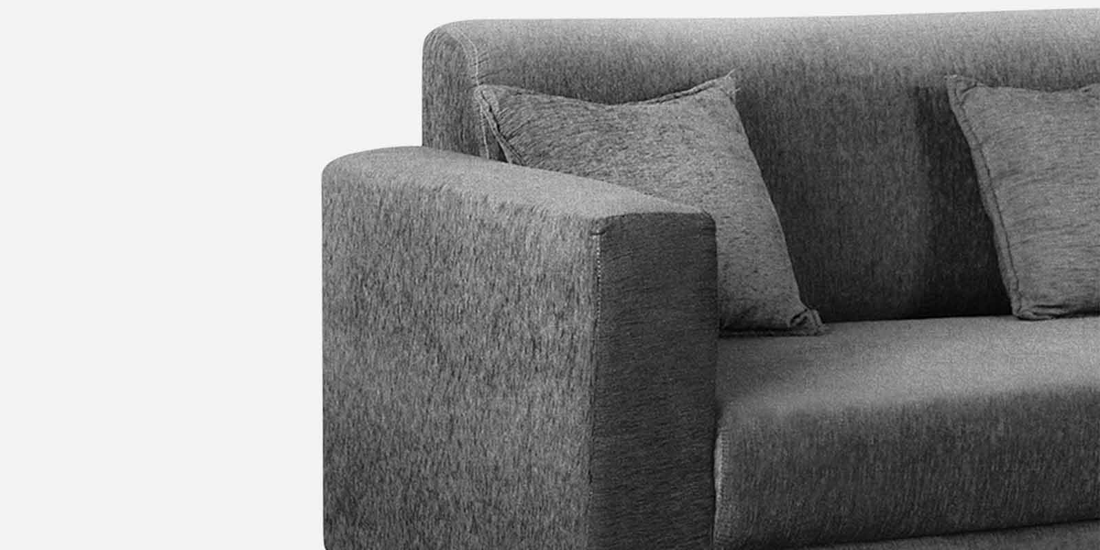 Nebula Fabric 3 Seater Sofa in Charcoal Grey Colour