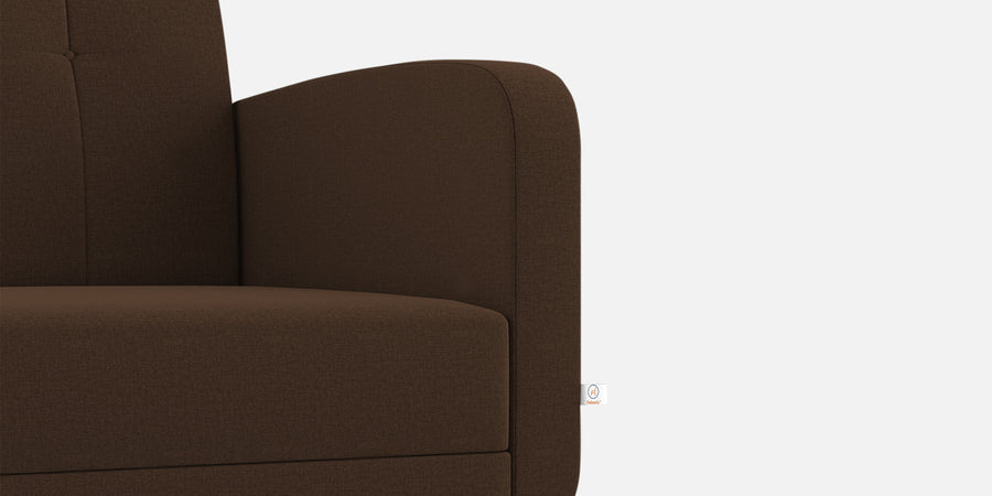 Wiki Velvet 2 Seater Sofa In Chocolate Brown Colour - Febonic Living