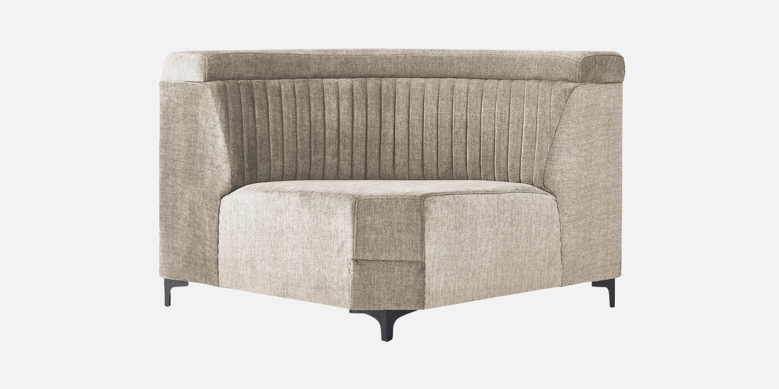 Draco Fabric Corner Sofa in Khaki Beige Colour