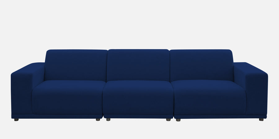 Adam Fabric Lhs Sectional Sofa 3 Ottoman Lounger In Royal Blue Colour - Febonic Living