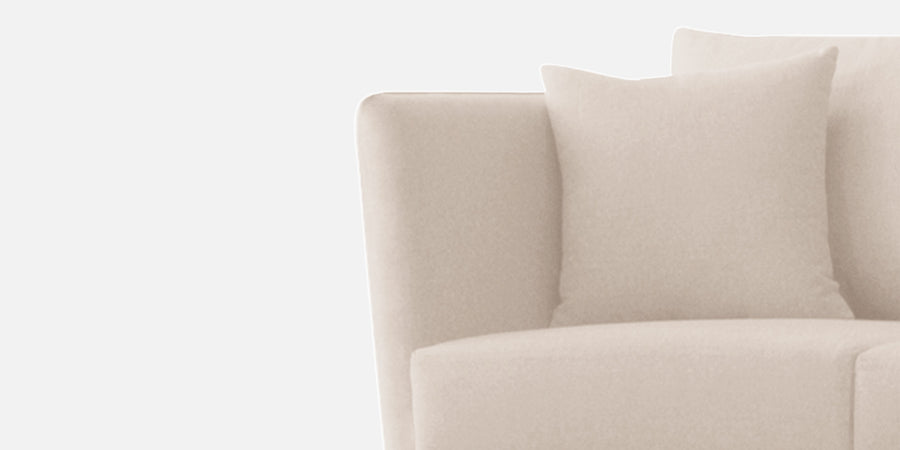 Norway Velvet 3 Seater Sofa In Camel Beige Colour - Febonic Living