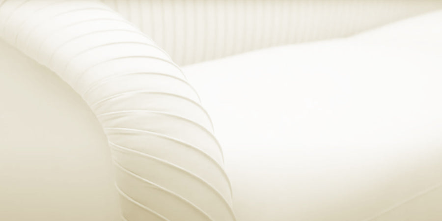Yara Velvet Fabric 2 Seater Sofa In Warm White Colour - Febonic Living