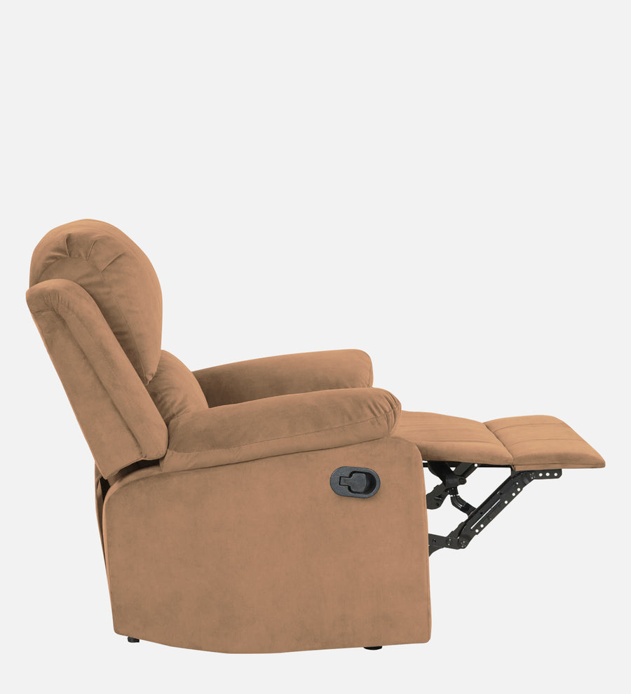 Henry Fabric 1 Seater Motorized Recliner In Cookie Beige Colour - Febonic Living