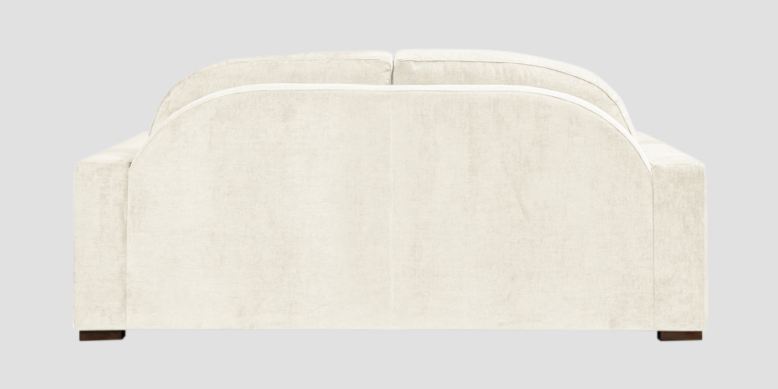 Dara Fabric 2 Seater Sofa In Ivory Cream Colour