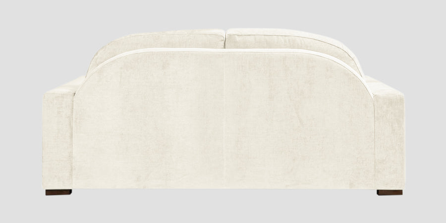 Dara Fabric 2 Seater Sofa In Ivory Cream Colour - Febonic Living