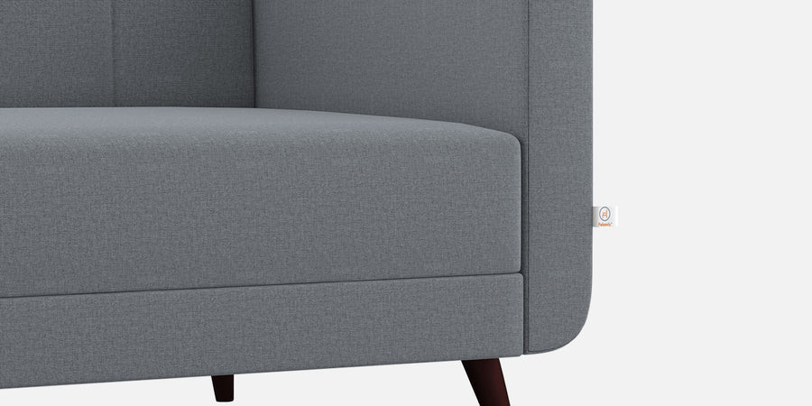 Wiki Velvet 3 Seater Sofa In Pubble Grey Colour - Febonic Living