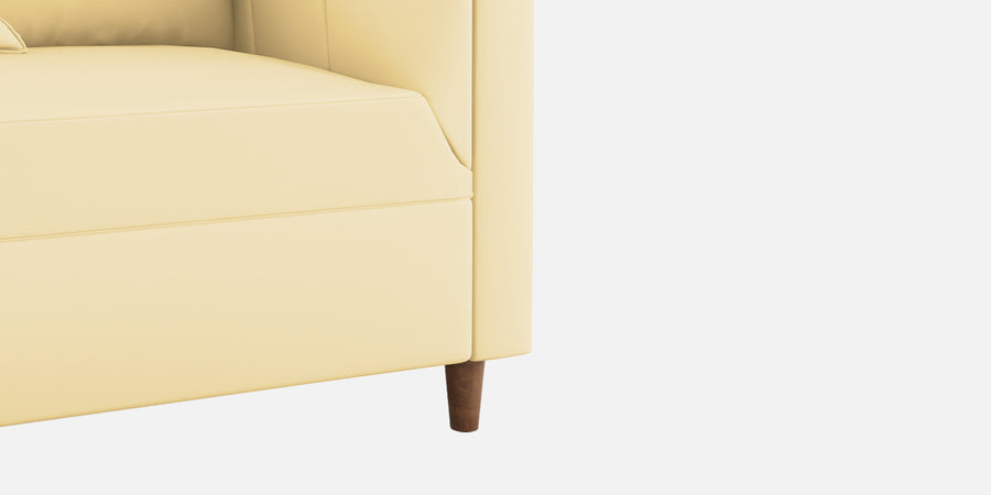 Rubi Velvet 3 Seater Sofa In Sandy Beige Colour - Febonic Living