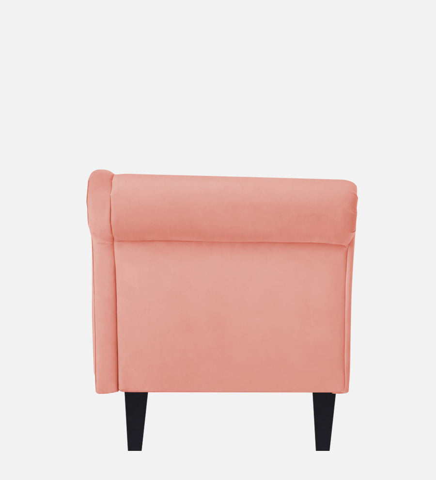 Rana Velvet Rhs Chaise Lounger In Blush Pink Colour - Febonic Living
