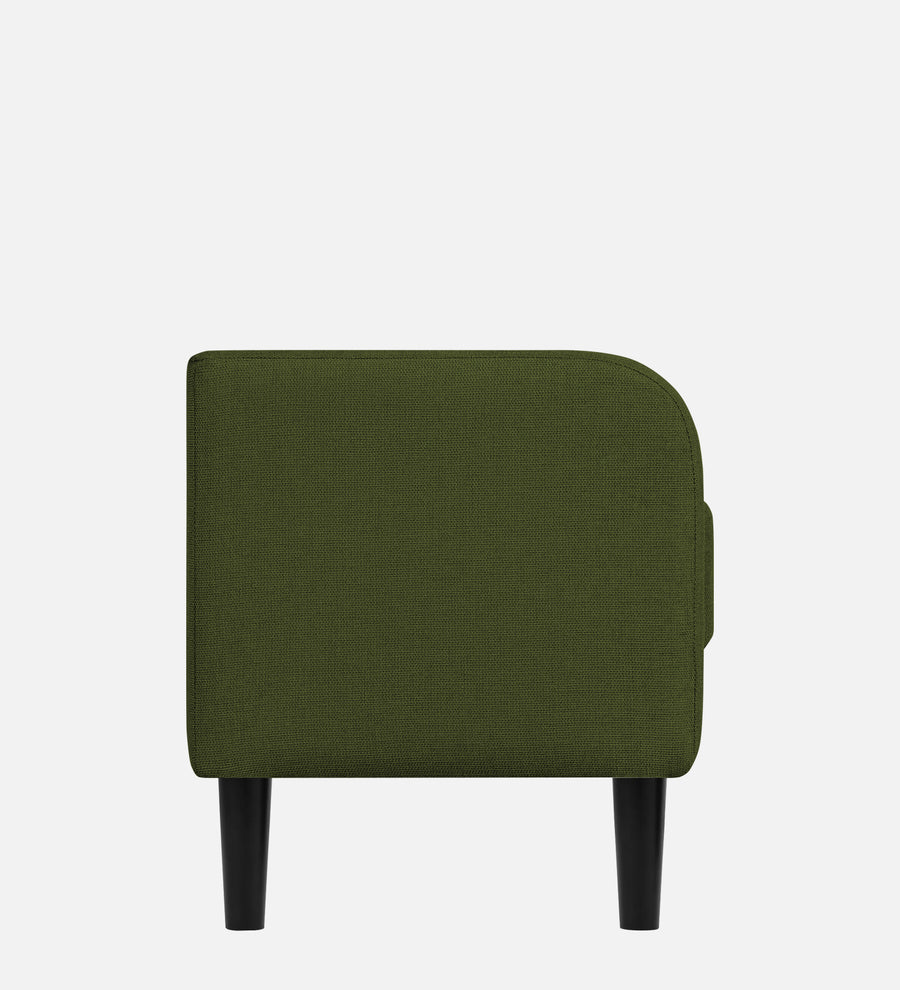 Maya Fabric Bench In Olive Green Colour - Febonic Living