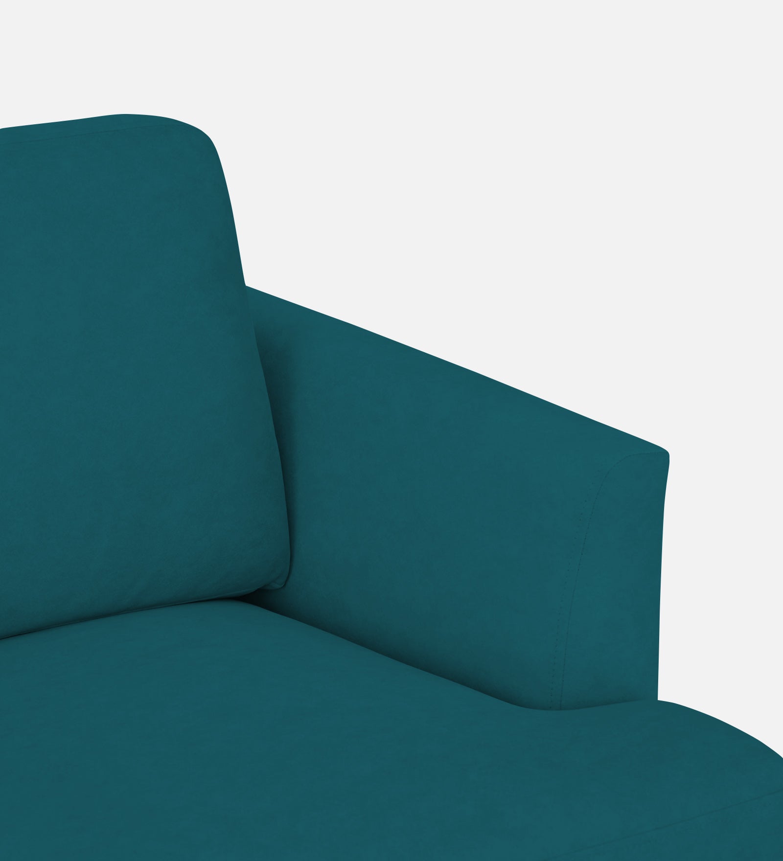 Motra Velvet 1 Seater Sofa in Pine green Colour