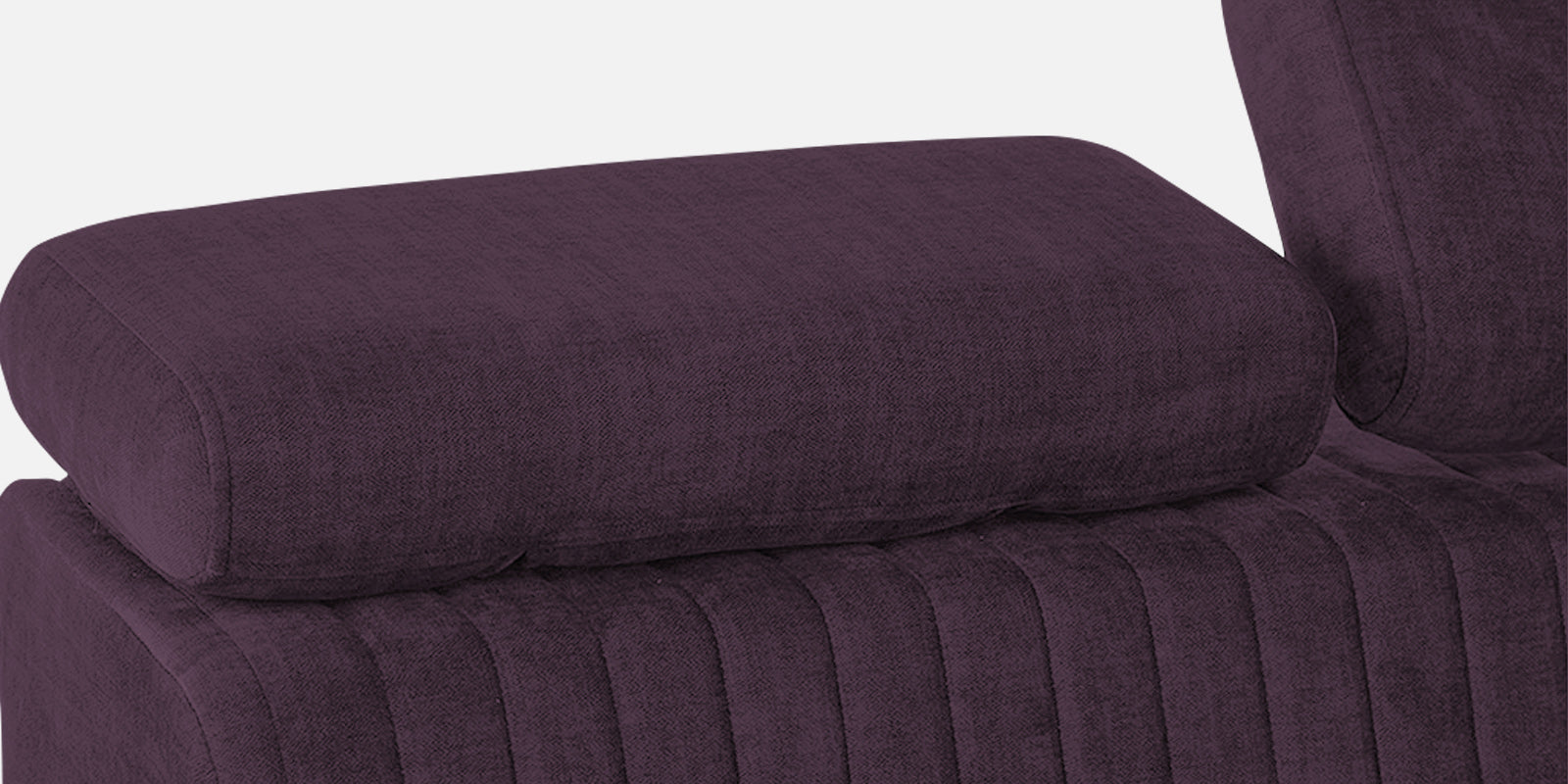 Draco Fabric 2 Seater Sofa In Greek Purple Colour