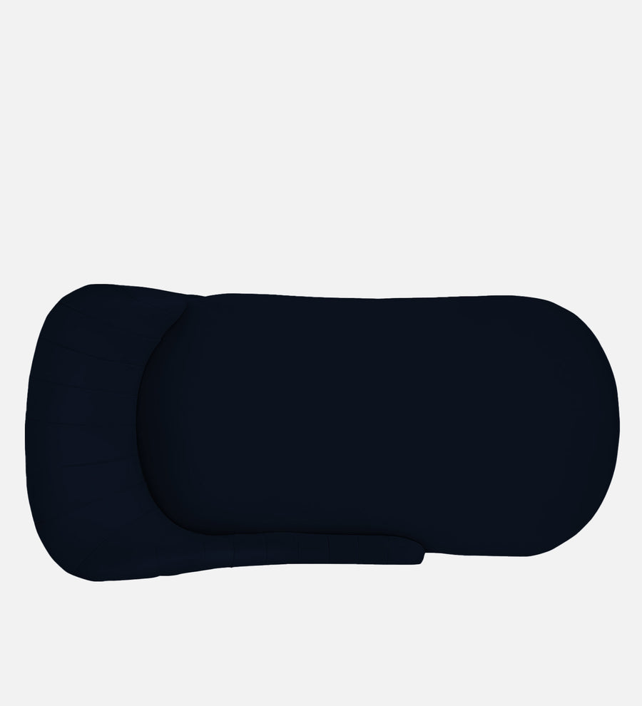 Flora Velvet Rhs Chaise Lounger In Dark Blue Colour - Febonic Living