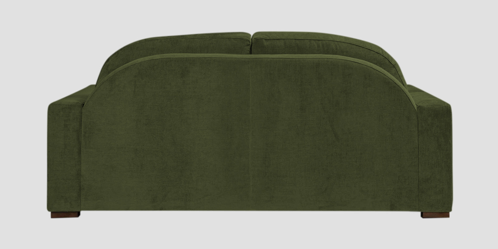 Dara Fabric 2 Seater Sofa In Olive Green Colour