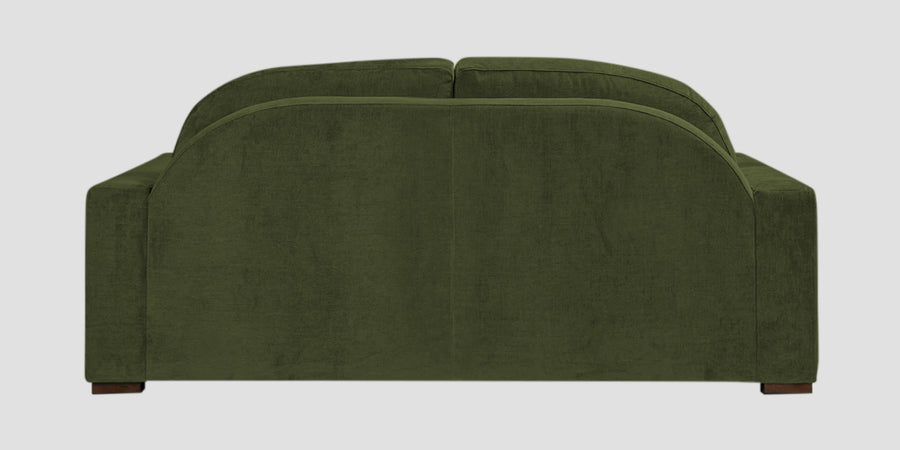 Dara Fabric 2 Seater Sofa In Olive Green Colour - Febonic Living