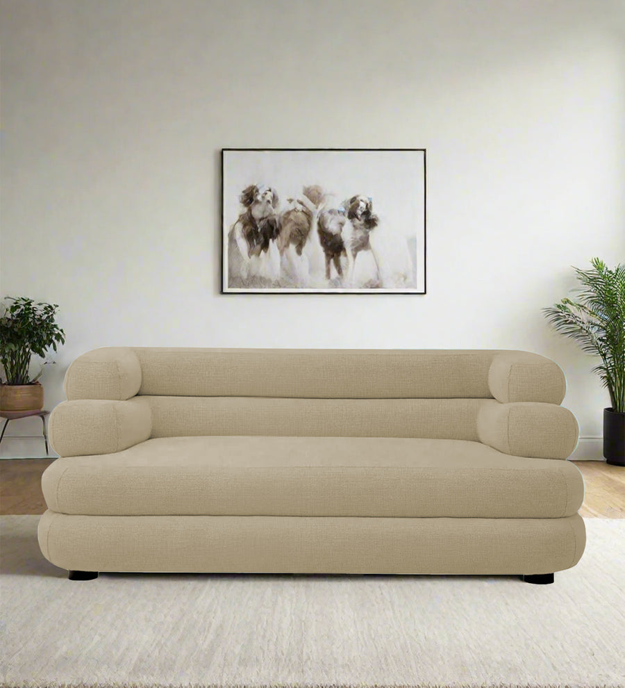Wener  2 Seater Fabric Sofa - Honey Beige by Febonic Living