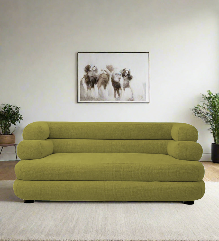 Wener  2 Seater Fabric Sofa - Kelly Green by Febonic Living