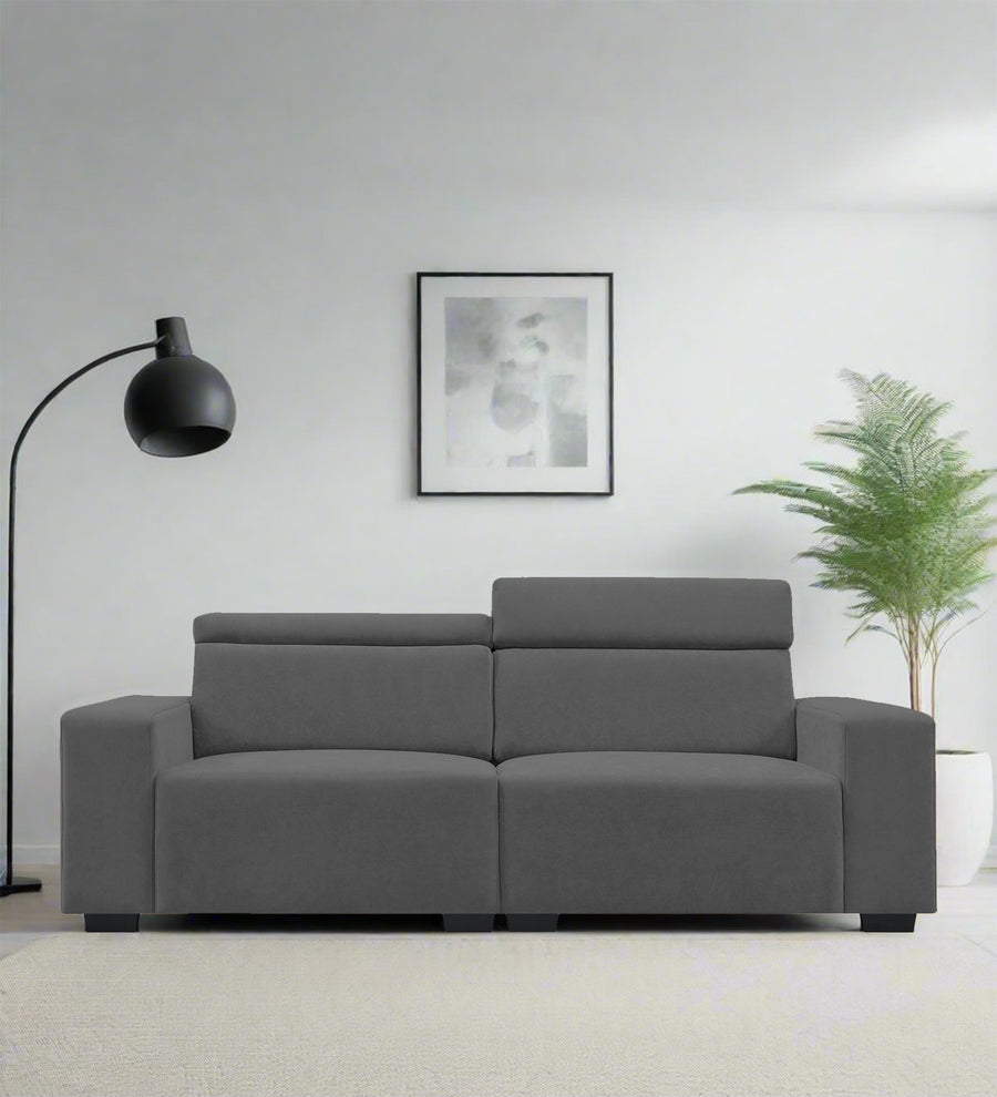 Hiro  2 Seater Fabric Sofa - Dusky Grey by Febonic Living