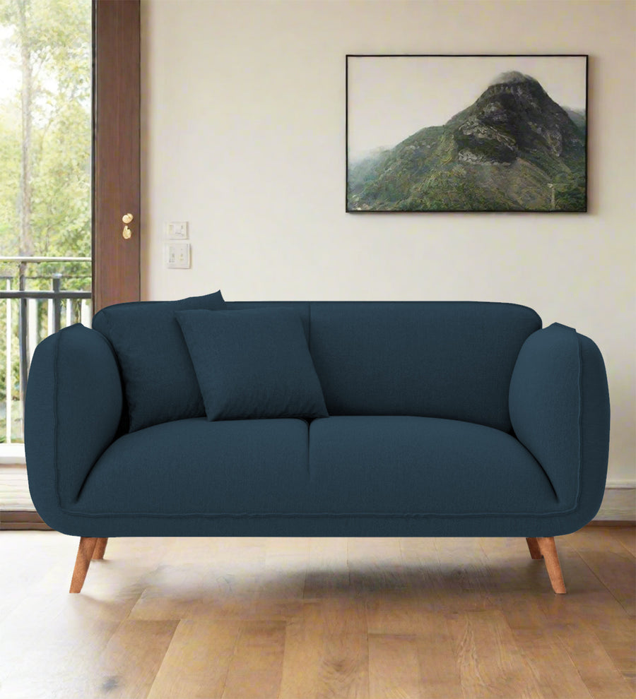Zia  2 Seater Fabric Sofa - Cool Blue by Febonic Living
