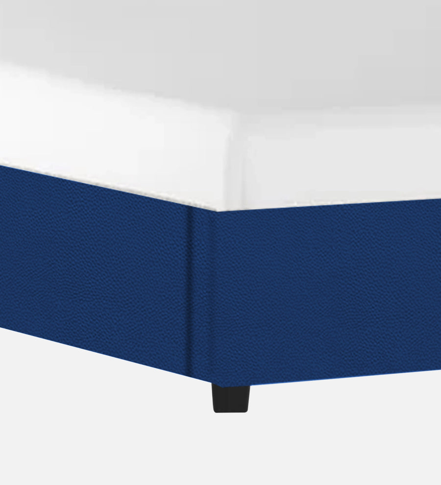 Alisha Leatherette King Size Bed In Blue Colour - Febonic Living