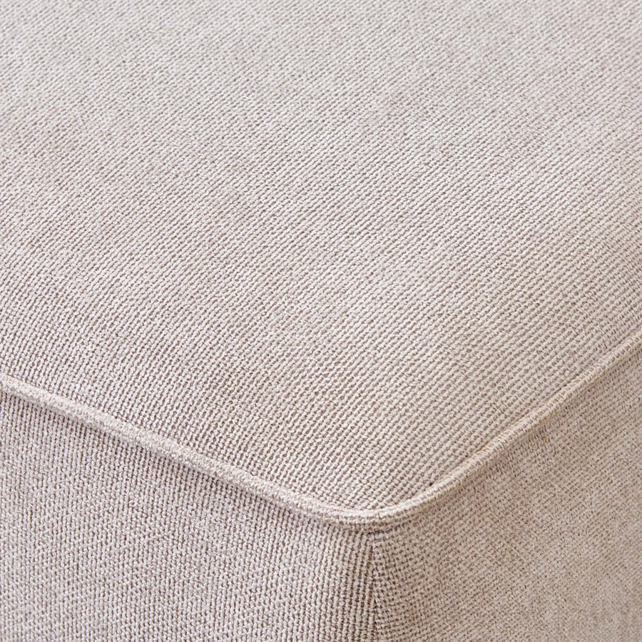 Ebony Fabric Day Bed Sofa In Cosmic Beige Colour - Febonic Living