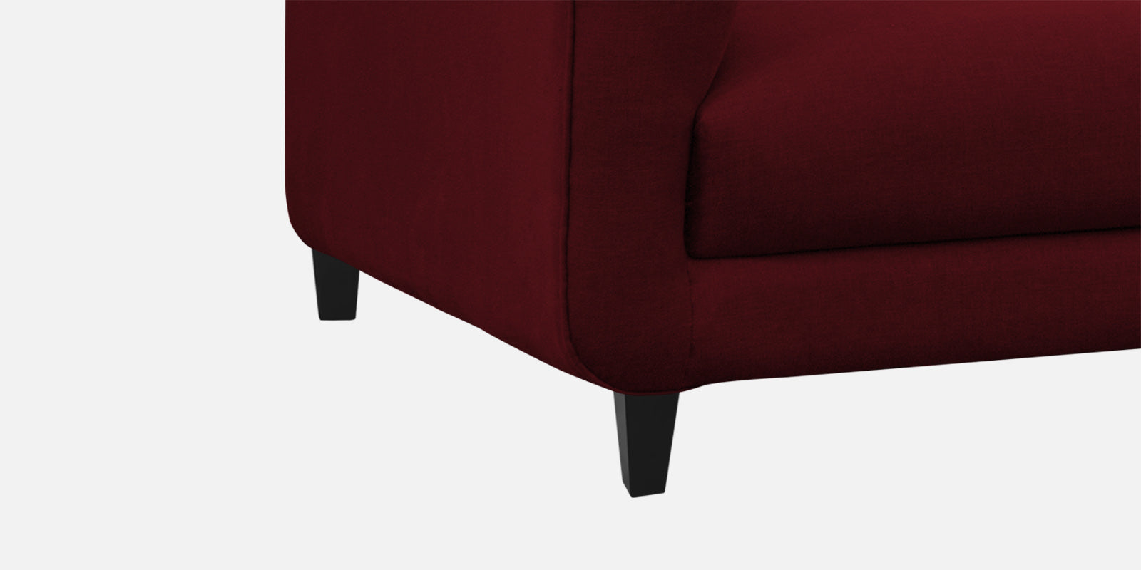 Niki Fabric 3 Seater Sofa in Ruby Red Colour