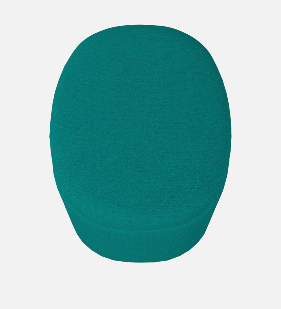 Ruggy Fabric Ottoman In Sea Green Colour With Storage - Febonic Living
