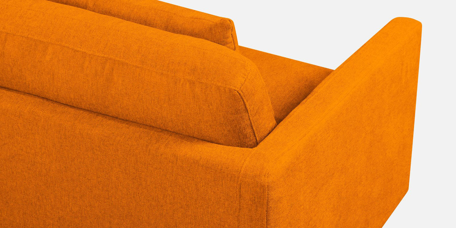 Kera Fabric 3 Seater Sofa in Vivid Orange Colour