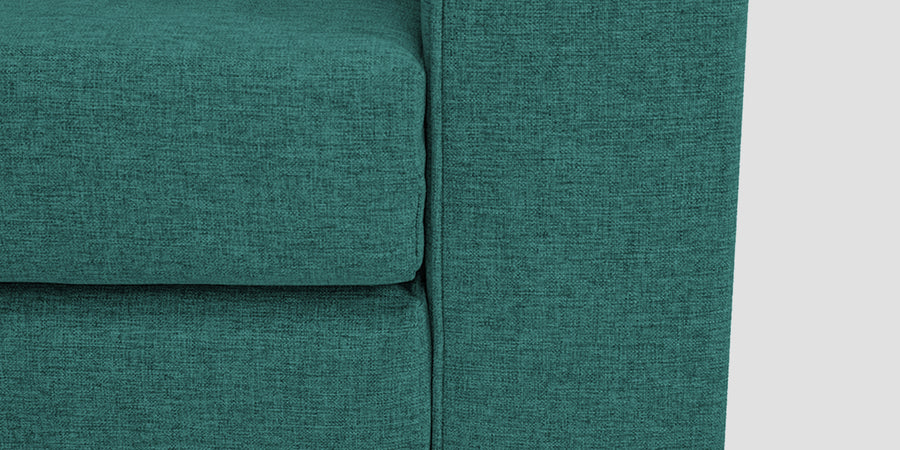 Kenia Fabric 3 Seater Foldable Sofa Cum Bed In Sea Green Colour - Febonic Living