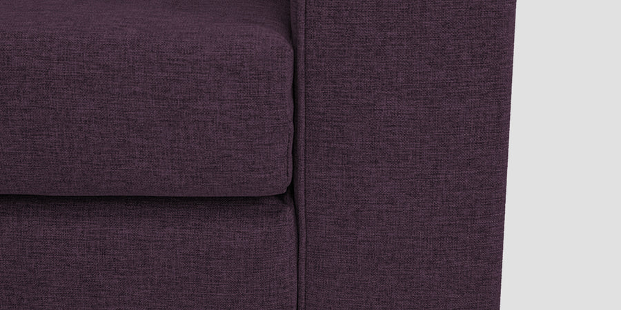 Kenia Fabric 2 Seater Foldable Sofa Cum Bed In Greek Purple Colour - Febonic Living