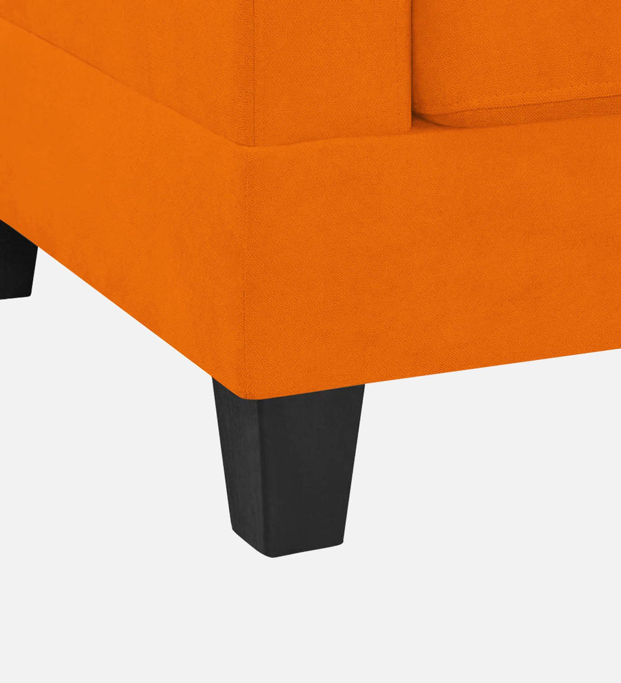 Thomas Fabric 1 Seater Sofa In Vivid Orange Colour - Febonic Living