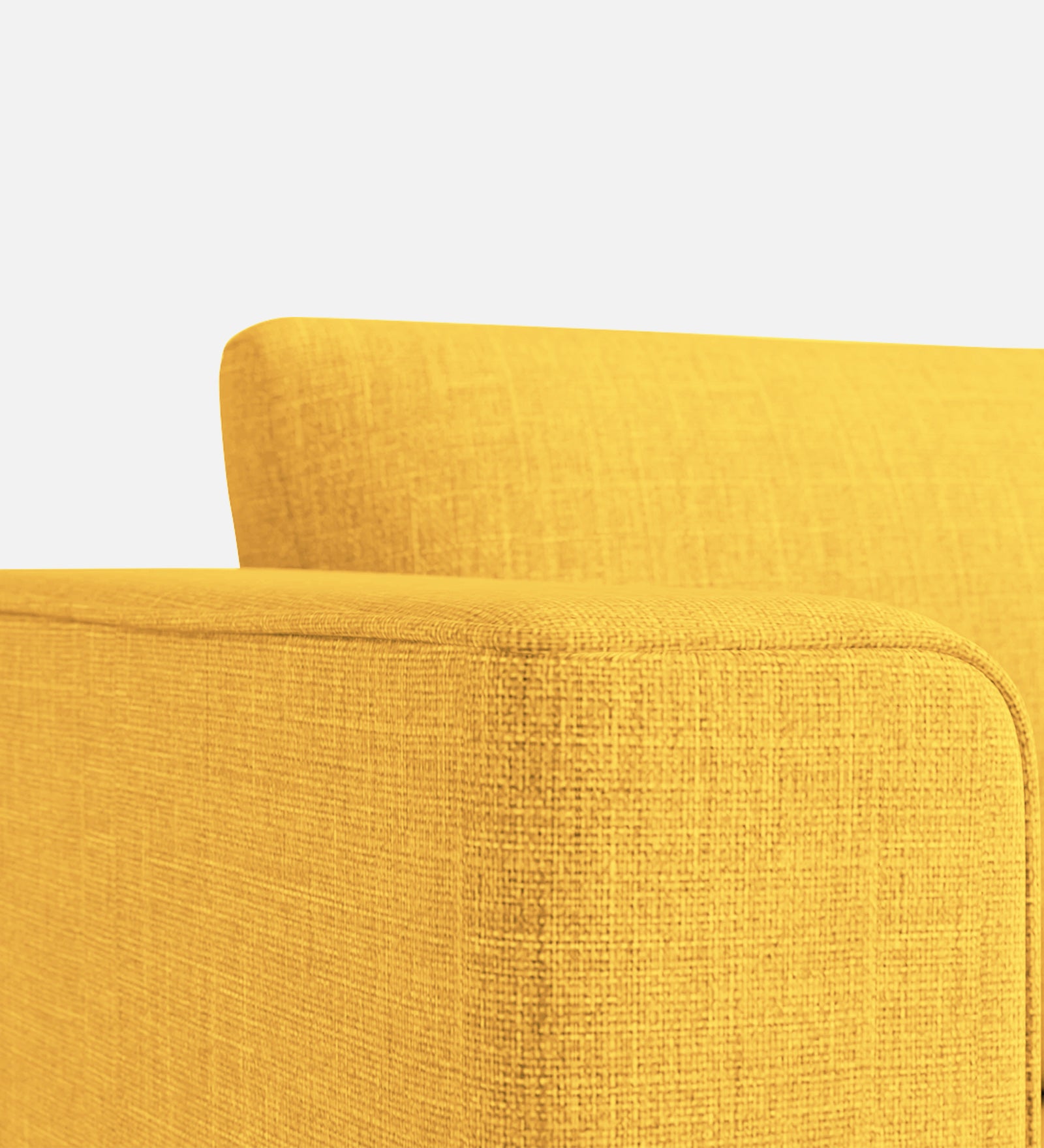 Kenia Fabric 1 Seater Convertible Sofa Cum Bed in Bold Yellow Colour