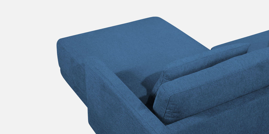 Kera Fabric Lhs Sectional Sofa 3 Lounger In Light Blue Colour - Febonic Living