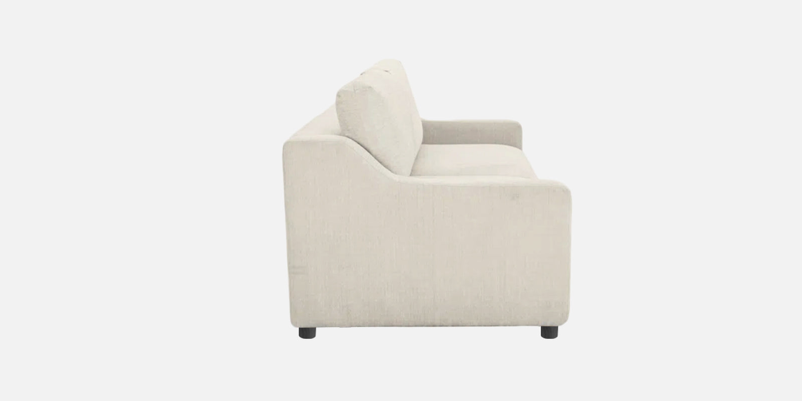 Gabby Fabric 3 Seater Pull Out Sofa Cum Bed In Ivory Cream Colour