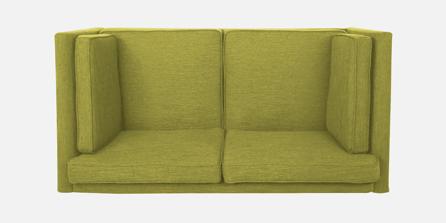 Nigar Fabric 2 Seater Sofa In Parrot Green Colour - Febonic Living