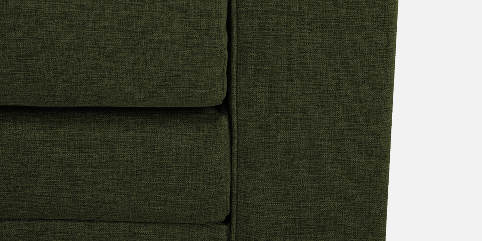 Kenia Fabric 2 Seater Convertible Sofa Cum Bed in Olive Green Colour