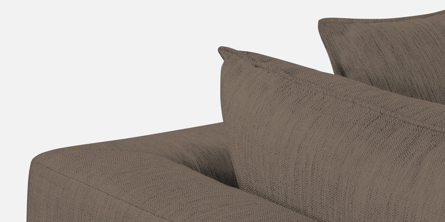 Ziggy Fabric Rhs Sectional Sofa 3 Lounger In Hazel Beige Colour - Febonic Living
