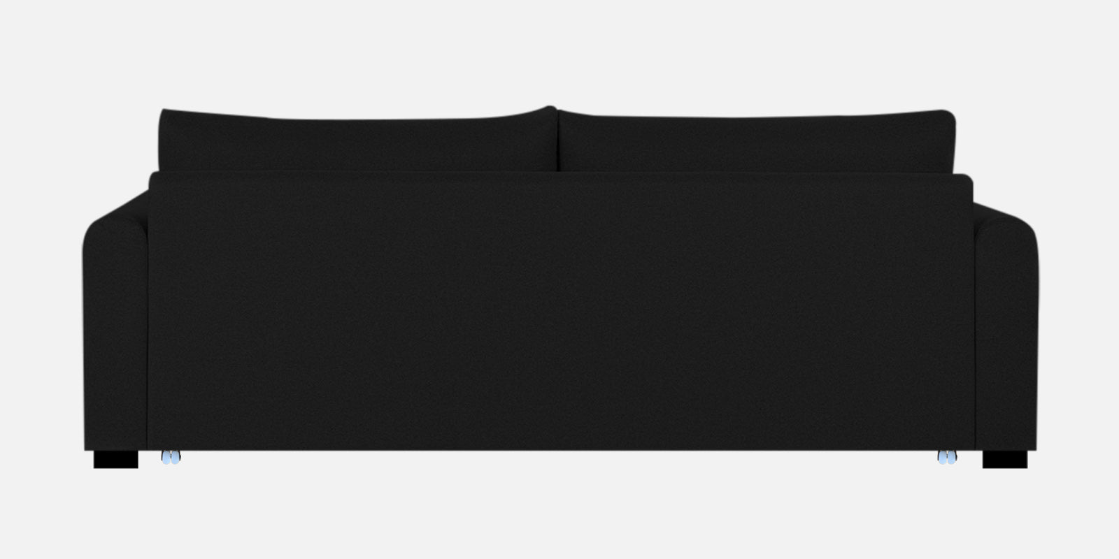 Sigma Fabric 3 Seater Pull Out Sofa Cum Bed In Zed Black Colour