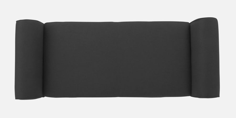 Molo Fabric 2 Seater Recamier In Charcoal Grey Colour With Storage - Febonic Living