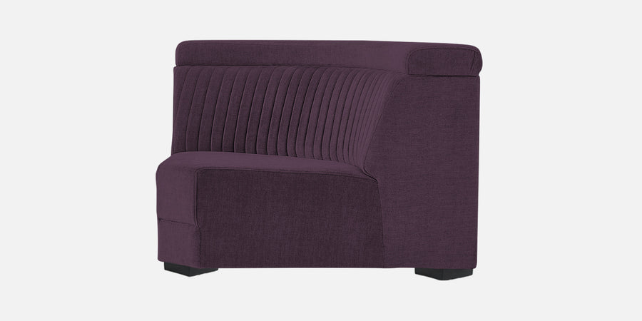 Draco Fabric 6 Seater Corner Sofa In Greek Purple Colour - Febonic Living