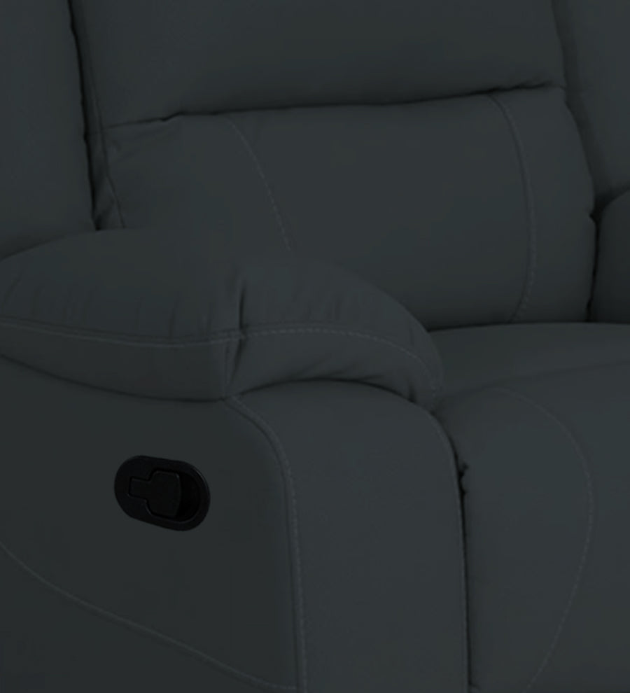 Adley Fabric 1 Seater Motorized Recliner In Duby Grey Colour - Febonic Living