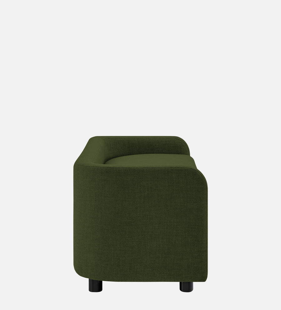 Cooper Fabric Storage Bench In Olive Green Colour - Febonic Living