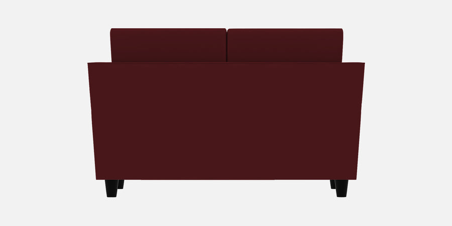 Bristo Velvet 2 Seater Sofa In Dark Maroon Colour With Storage - Febonic Living