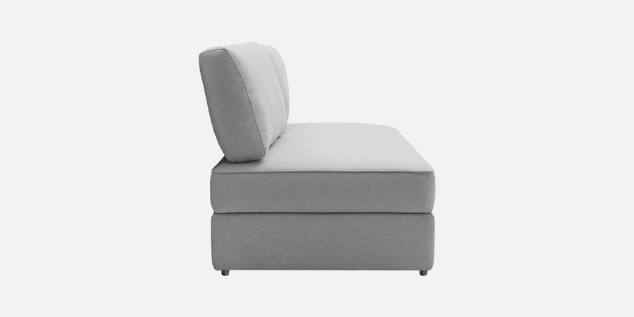 Vito Fabric Day Bed In Coin Grey Colour With Storage - Febonic Living