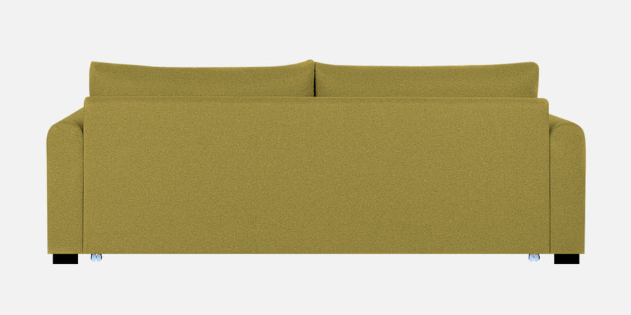 Sigma Fabric 3 Seater Pull Out Sofa Cum Bed In Parrot Green Colour - Febonic Living