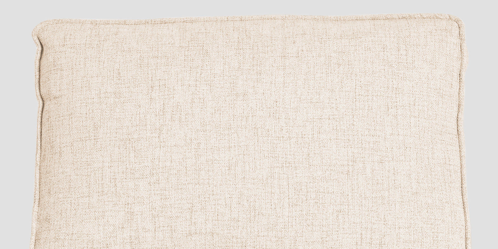 Hiver Fabric Day Bed Sofa In Woom Beige Colour With Back Rest - Febonic Living
