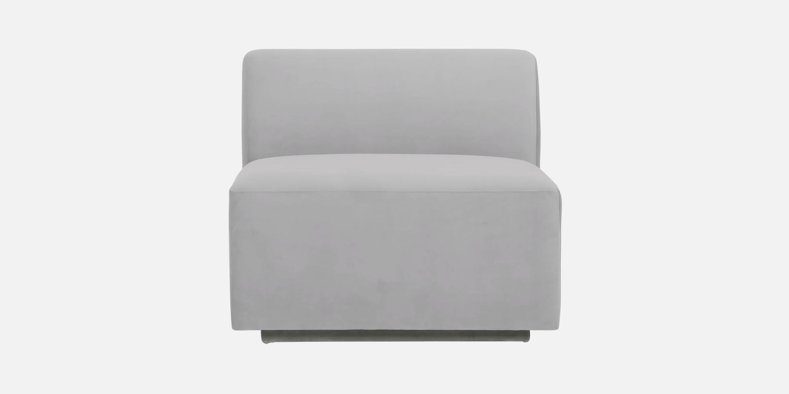 Bufa Velvet 3 Seater Sofa in Light Grey Colour