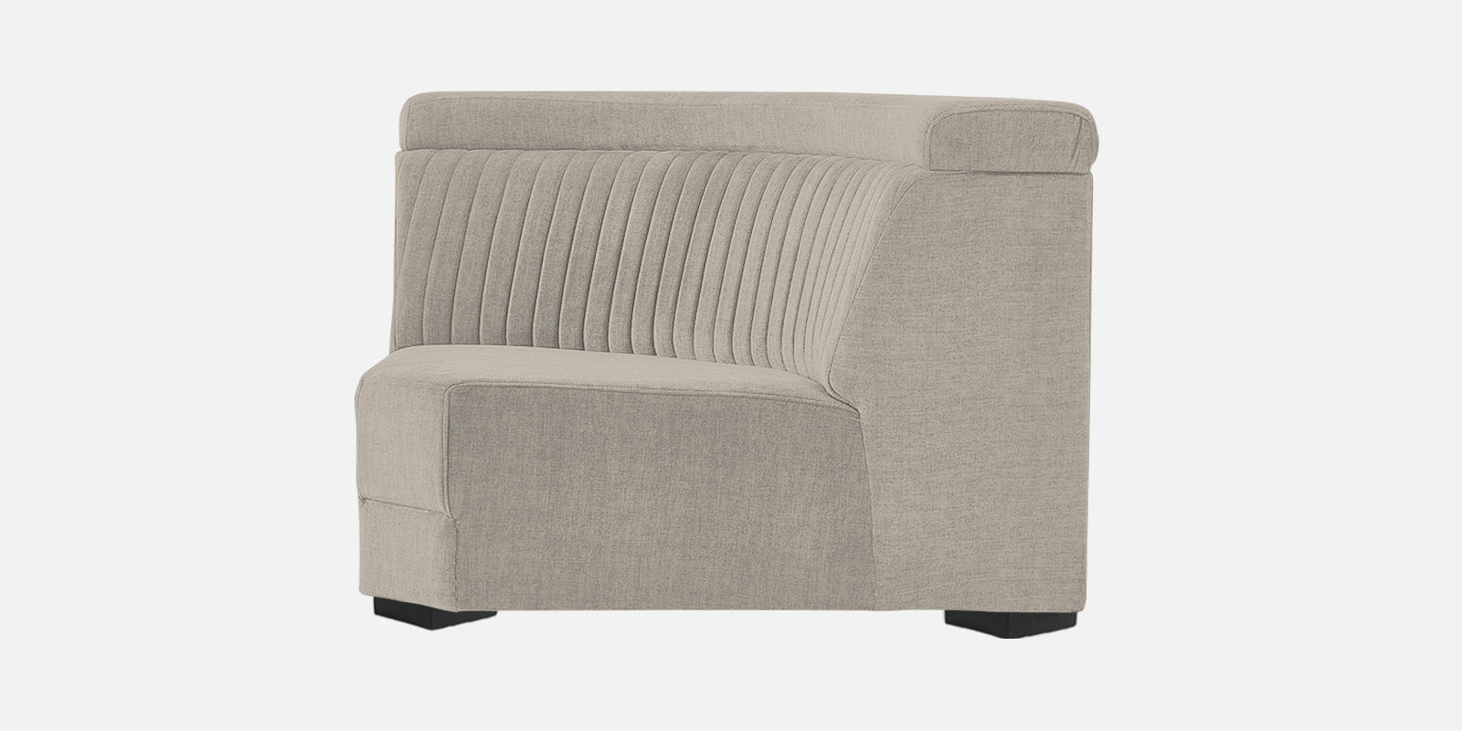 Draco Fabric 6 Seater Corner Sofa In Ash Grey Colour - Febonic Living